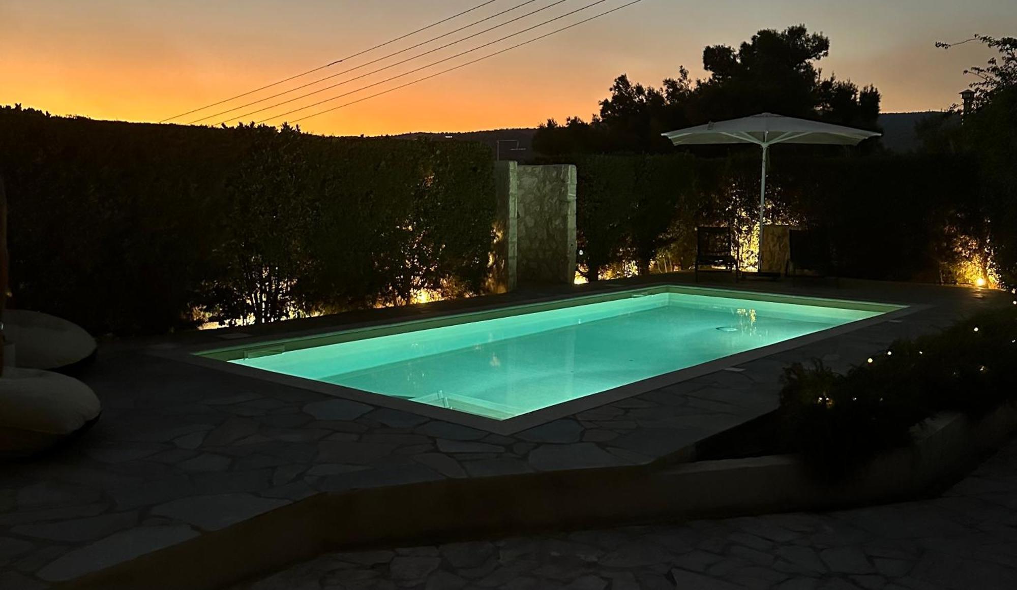 Villa Agia Marina 5M Walk To The Beach With Private Pool Exterior foto